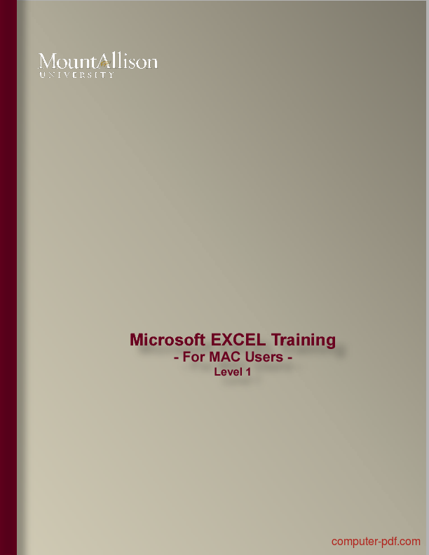 online excel for mac courses